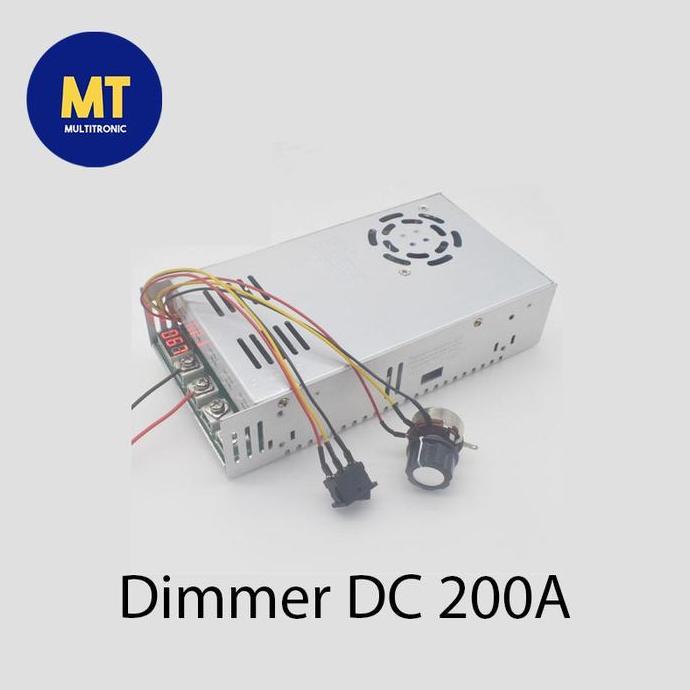 TERMURAH - Dimmer DC 200A High Power Industrial DC 12-48V (8045)