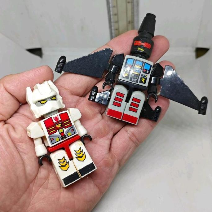 SET 2 PCS MINI FIGURE TRANSFORMERS KRE-O KREO BRICK MINIFIGS PS99