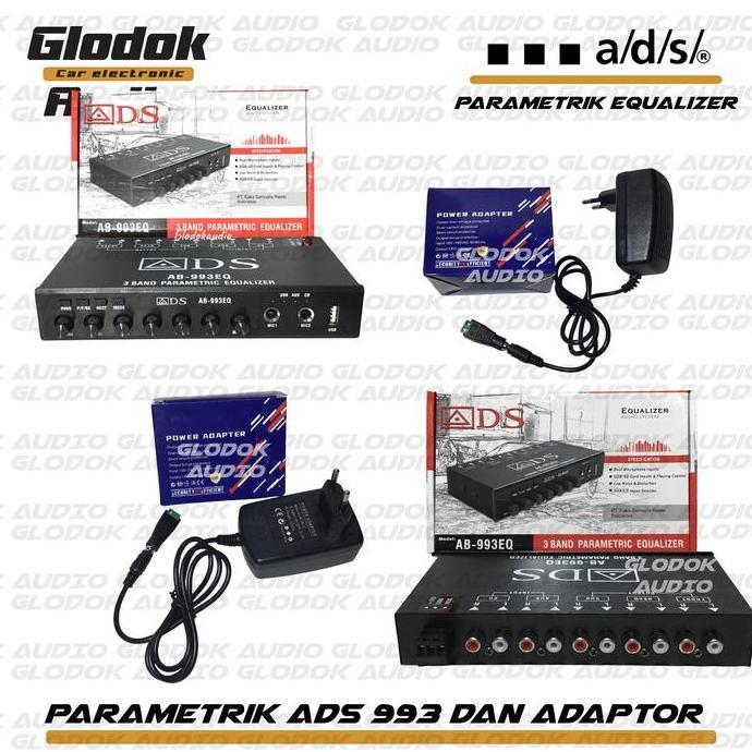 Parametrik / Priem ADS AB 993 EQ Parametrik Equalizer Usb BLUETOOTH Amplifier Adaptor Mixer