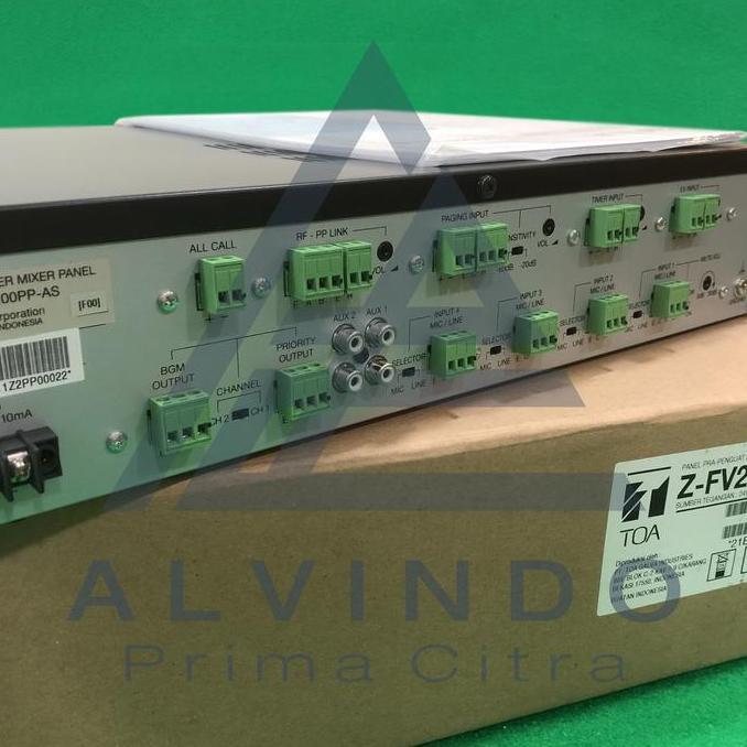 TOA Z-FV200PP-AS (Pre-Amplifier Mixer Panel / Z FV 200 PP AS)