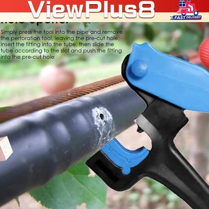 Penebuk Lubang Handle Hole Punch 4 mm untuk Selang PE Irigasi Tetes