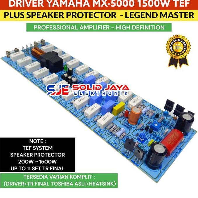KIT PROFESIONAL DRIVER AMPLIFIER YAMAHA MX5000 1500W LEGEND MASTER