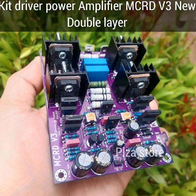 Kit driver MCRD V3 New double layer komponen Original Kit driver power amplifier mcrd v3 dobel layer