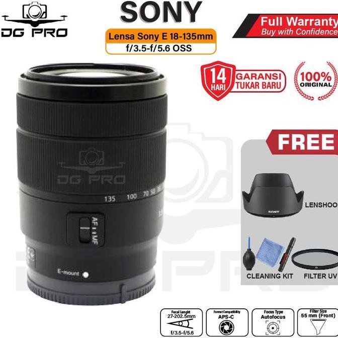 BEBAS ONGKIR - Lensa Sony E 18-135mm f3.5-5.6 OSS Sony E 18-135 mm OSS Original