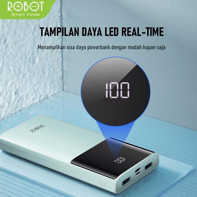ROBOT PowerBank 10000mah / 20000mah RT10 R21 RT23 RT180 RT190S Garansi