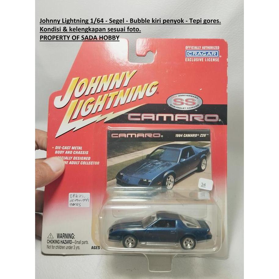 JOHNNY LIGHTNING 1984 CHEVROLET CAMARO Z28 DARK BLUE MIX99