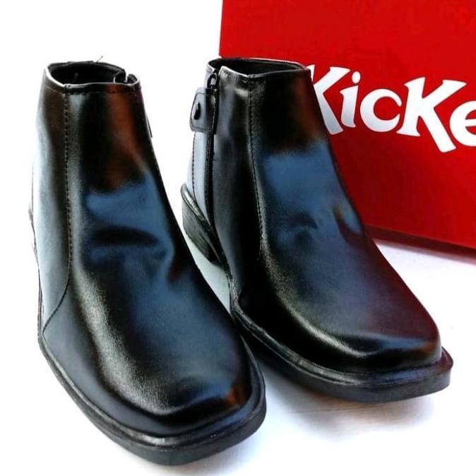 Sepatu pdh resleting pria/sepatu satpam