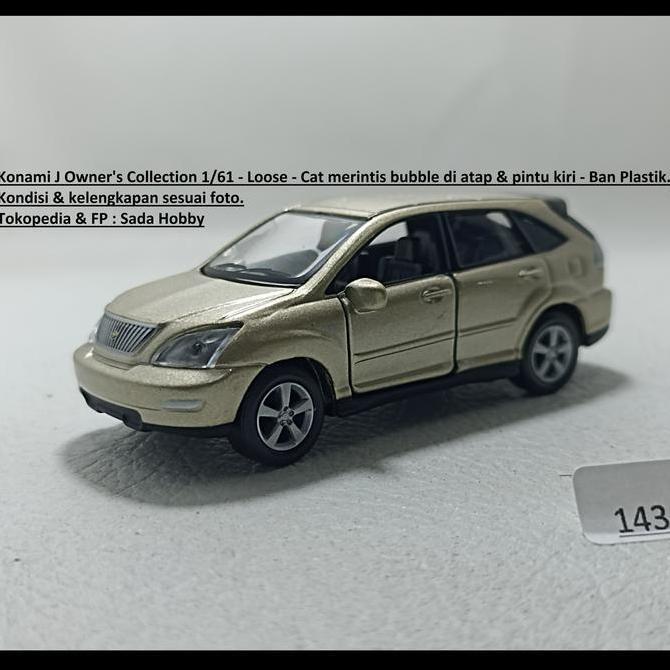 DIECAST KONAMI J OWNER'S COLLECTION TOYOTA HARRIER UNIT ONLY MIX99