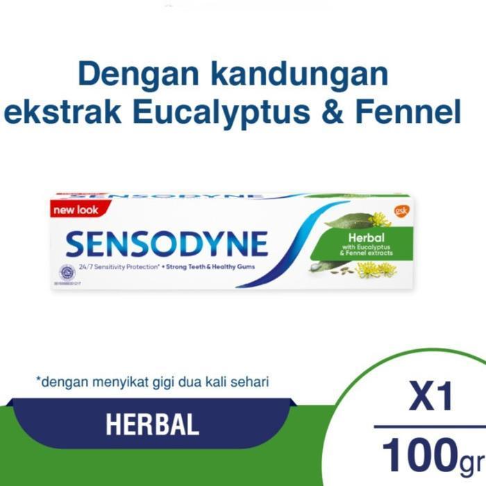 SENSODYNE PASTA GIGI HERBAL 100 GR / PASTA GIGI SENSODYNE