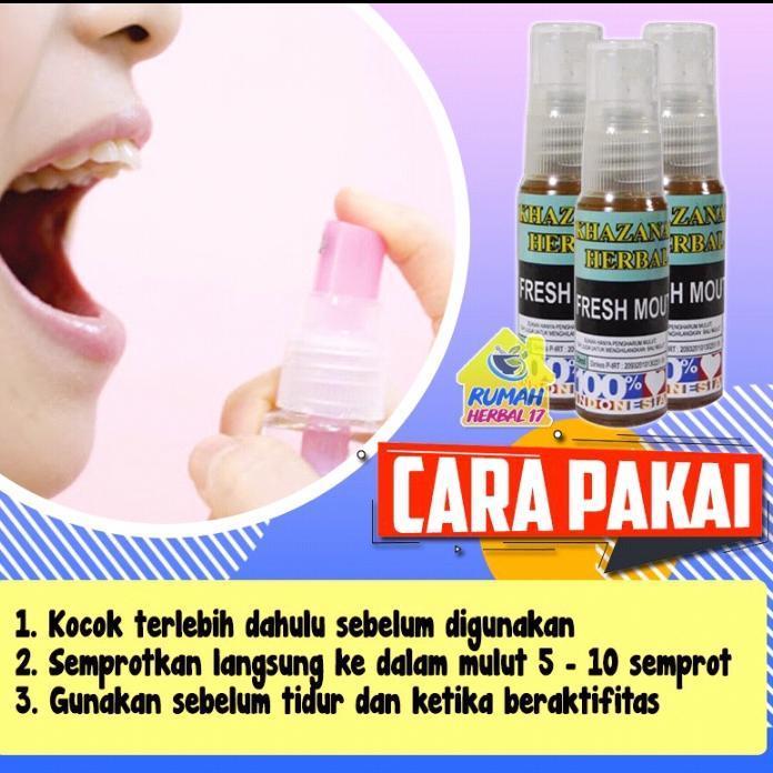 Parfum Mulut Spray, Pengharum Mulut Khazanah Herbal