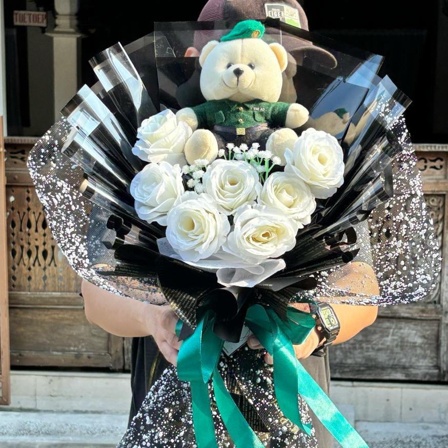 Buket Boneka Profesi Buket Tni Polisi Tentara Buket Boneka