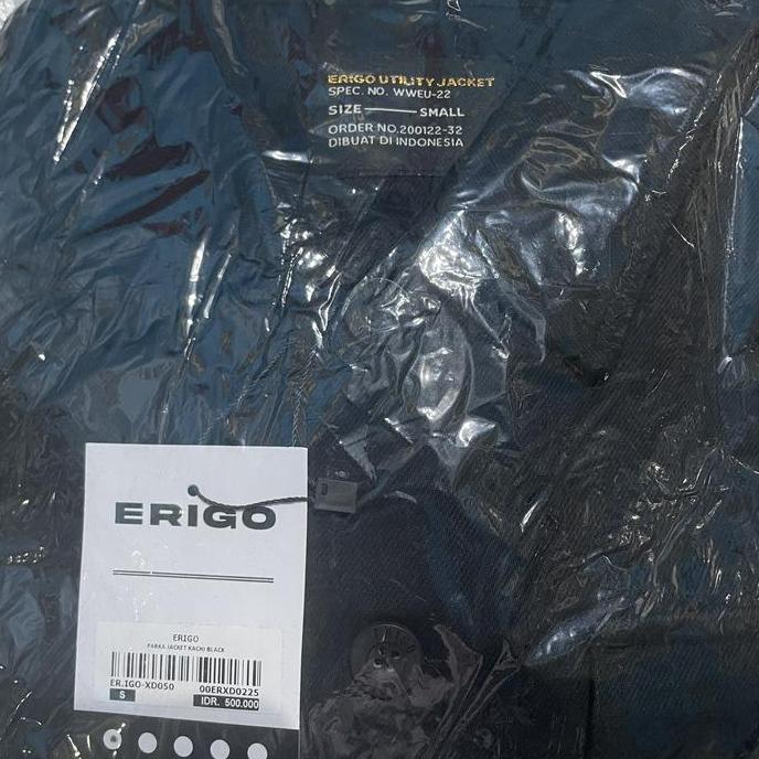 PREMIUM / Erigo parka Jacket Black unisex