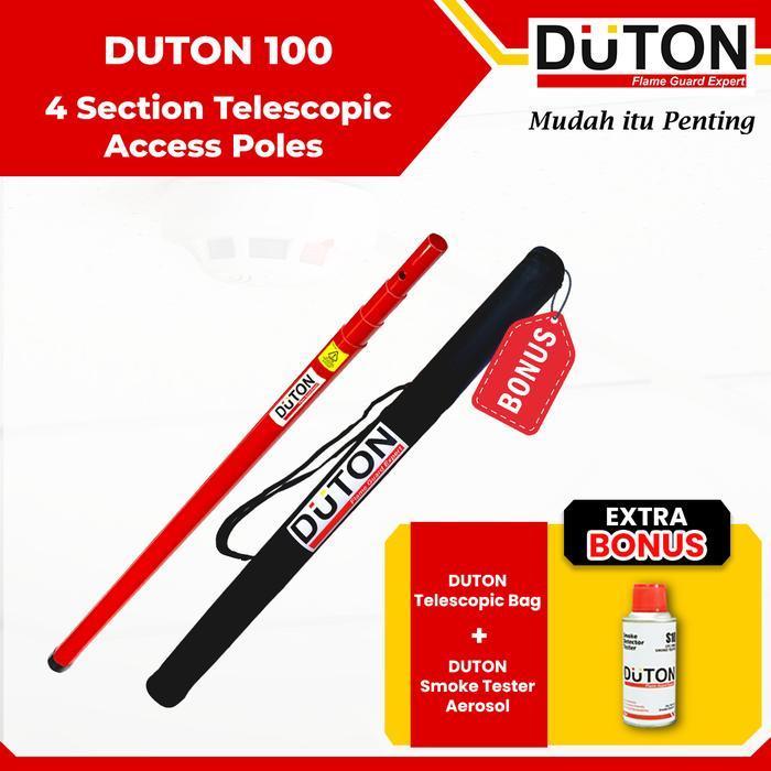 Equivalent Solo 100 Fiberglass 4 Section Telescopic Pole 4.5 M New Stok