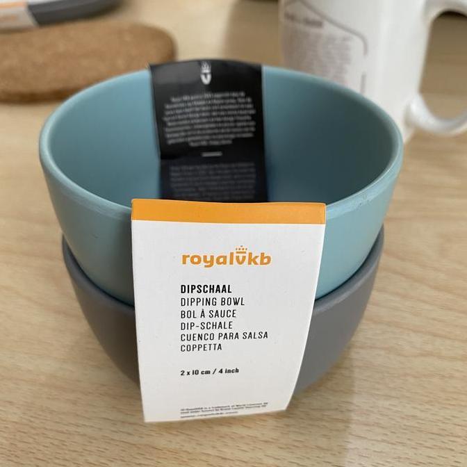 Dipping bowl 10 cm royal vkb ori 1/2 lusin mangkok kecil melamin 6pcs HC