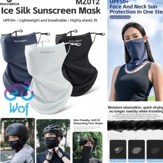 Farazaz_shop - ROCKBROS MZ012 Face Mask Masker Wajah Balaclava Sepeda Motor Scarf