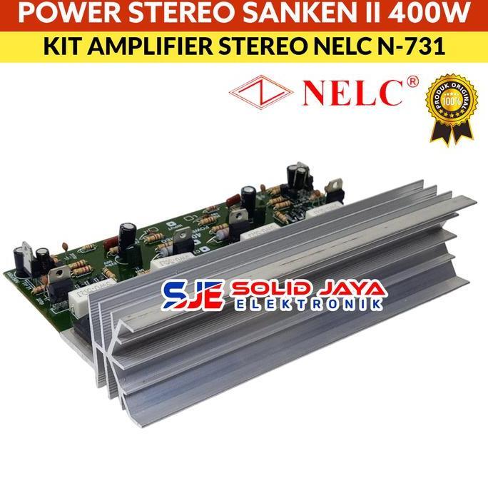 Jedug- Kit Power Amplifier Stereo 400W Sanken 2 Ampli Audio Nelc N-731