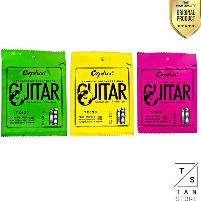Dnax- Senar Gitar Akustik Orphee / Senar Gitar String / Senar Orphee