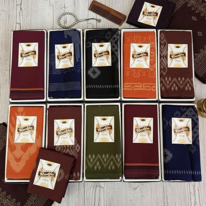 Rodjo Sarung Rodjo Sarung Tenun Halus Sarung Dewasa Muslim Kualitas Juara Bahan Katun Premium Motif 