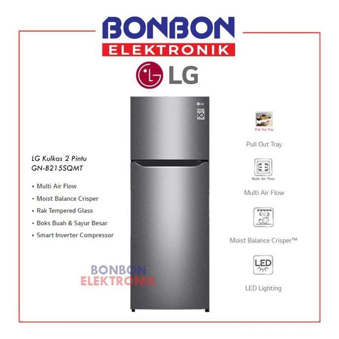 SOFIYAN66 - LG KULKAS 2 PINTU GN-B215SQMT / GNB215SQMT / GNB 215 SQMT