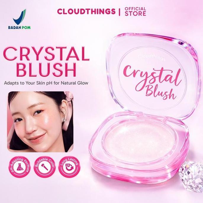 Muben76 - [99K BUY 1 GET 1] CLOUDTHINGS - 3in1 Crystal Blush / Blush On Transparan yang Berubah Warn