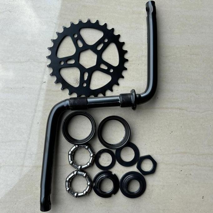 crank set gir langsung gir depan sepeda anak