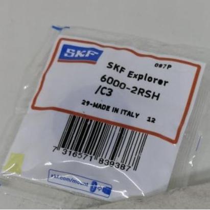 BEARING 6000 2RS C3 SKF ORIGINAL 6000LLU 6000DDU MURAH