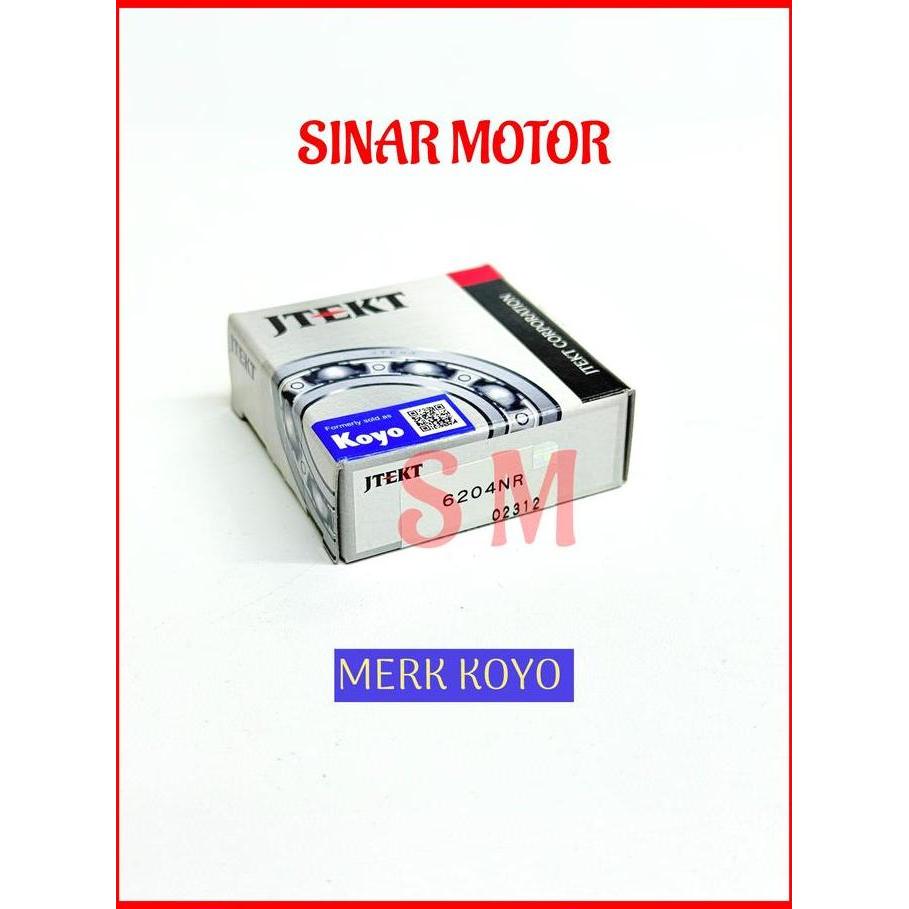 BEARING 6204NR KOYO 6204 NR KOYO ORIGINAL ASLI