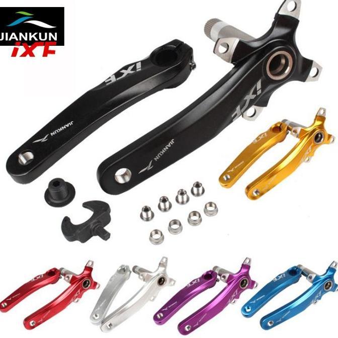crankset crank arm IXF jiankun BB hollowtech ht2 BCD 104 mtb alloy bmx