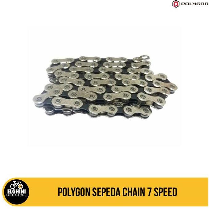 RANTAI SEPEDA POLYGON SEPEDA CHAIN 7 SPEED SIAP KIRIM