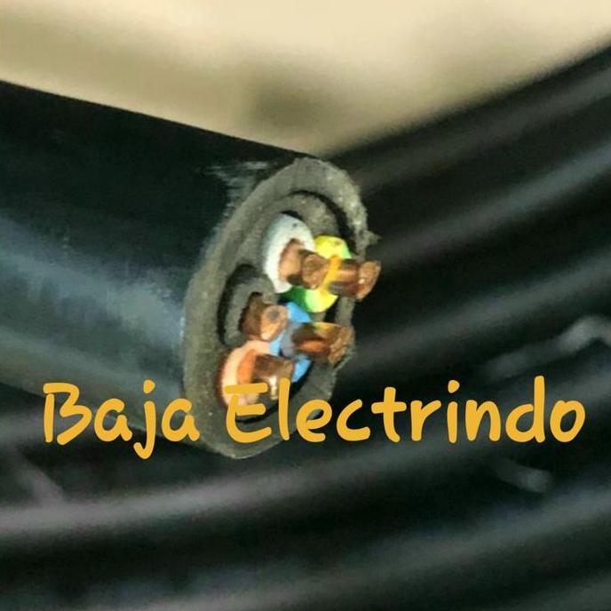 kabel tunggal / engkel NYY 5x10MM 5X10 MM per meter