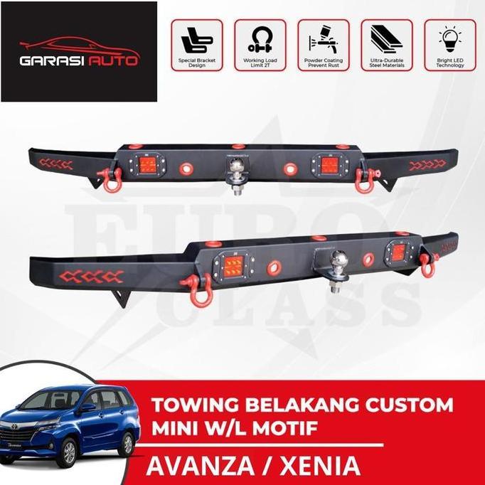 Tanduk Belakang Towing Bar Avanza Xenia Veloz 2012 2020 Euro