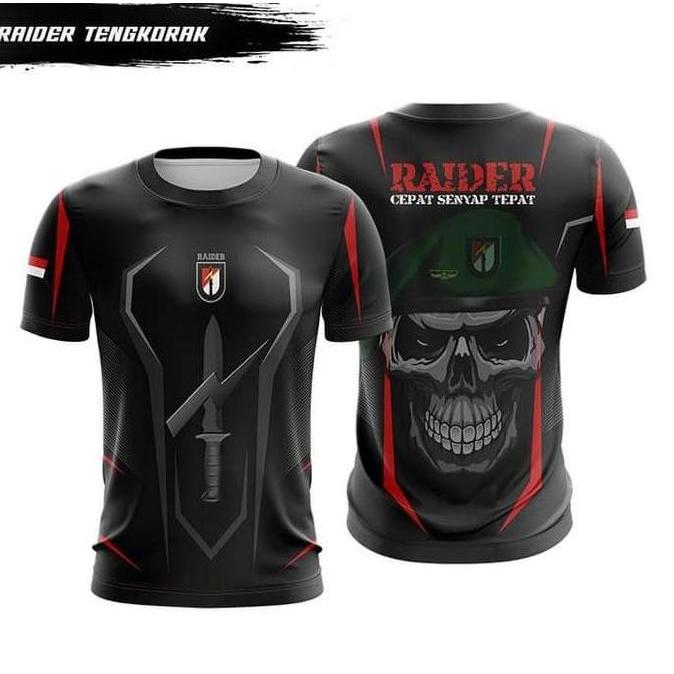 KAOS JERSEY RAIDER HITAM TERBARU KEREN BISA COD SPORT