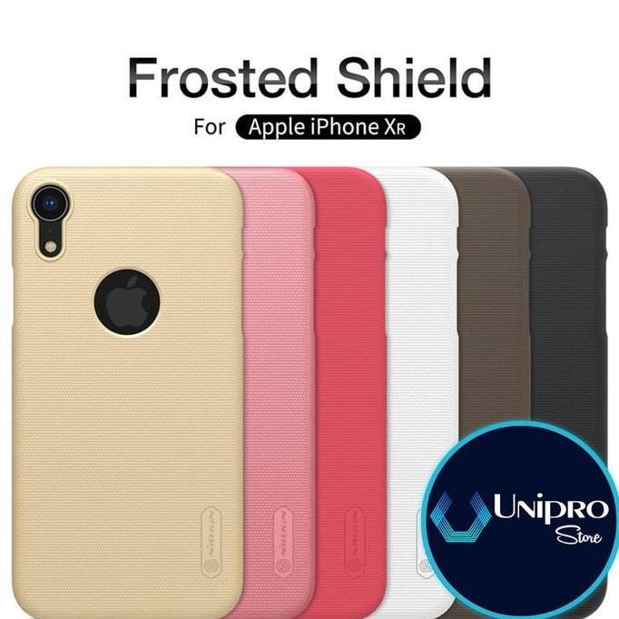 Hard Case Nillkin Super Frosted Shield iPhone XR Logo Original Casing