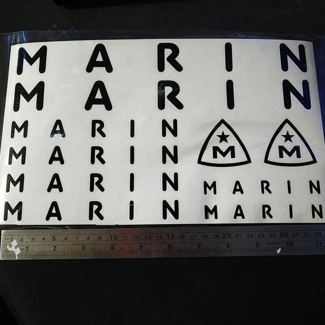 CUTTING STICKER SEPEDA MTB MARIN 29CM BAHAN ORACAL READY