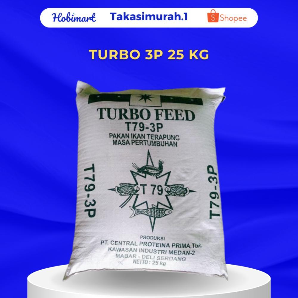 Turbo 3P 25KG - T79 Turbo Pakan Ikan Terapung (25KG) - 2P, 3P, 4P