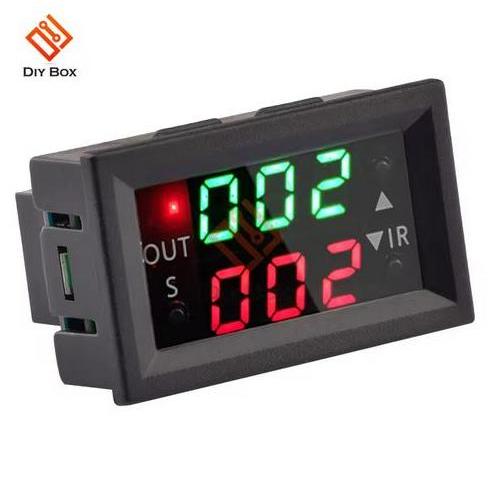Timer Relay Dc 12V 2401 Timer Dc Digital 4 Mode Siklus Jam Menit Detik