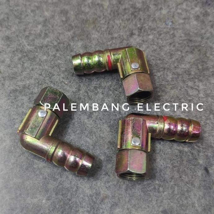 *#*#*#] nepel L kuningan kompor panggangan roaster / sambungan selang kompor