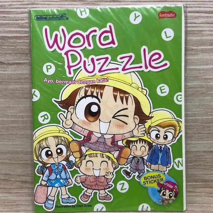 BUKU AKTIVITAS ANAK MIIKO - WORD PUZZLE (AYO, BERMAIN DENGAN KATA) MDLS27