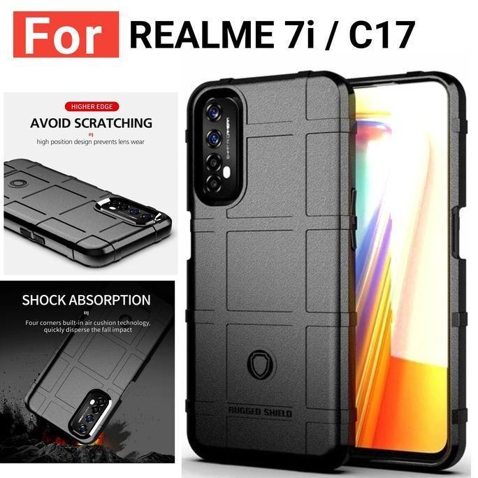 Case Realme 7 / Narzo 20 Pro Case Rugged Shield Armor Softcase Casing REALME 7 Aksesoris Handphone