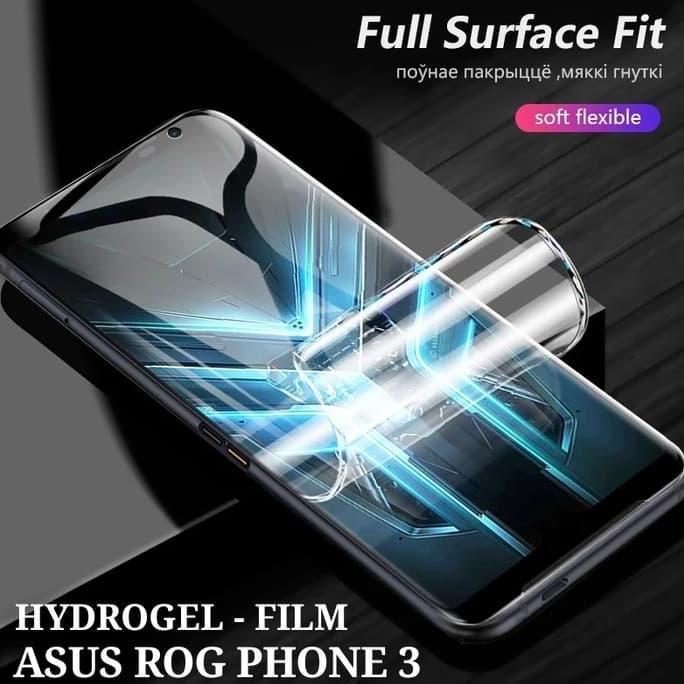 HYDROGEL ASUS ROG PHONE 3 ZS661KS ANTI GORES FULL COVER Aksesoris Handphone