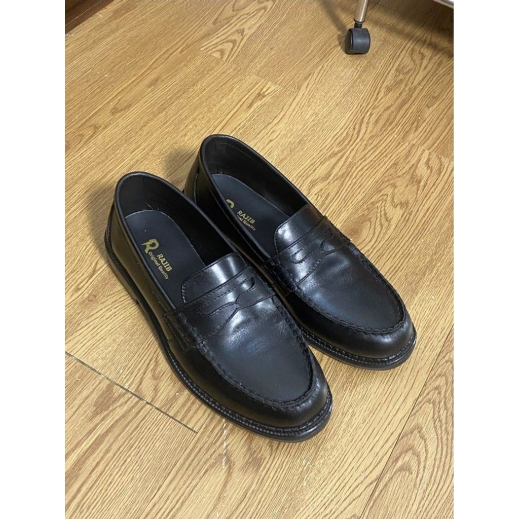 RAJIB-Sepatu loafers kulit asli Fanny HARUTA pantofel