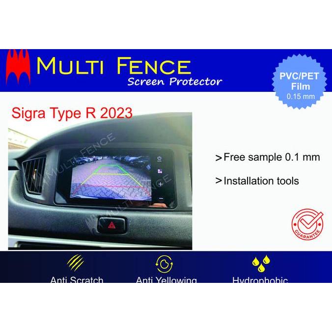 Screen Guard Head Unit New Daihatsu Sigra Type R 2023 Terbaru
