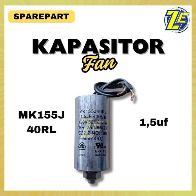 KAPASITOR AXIAL FAN 1,5UF TERBARU