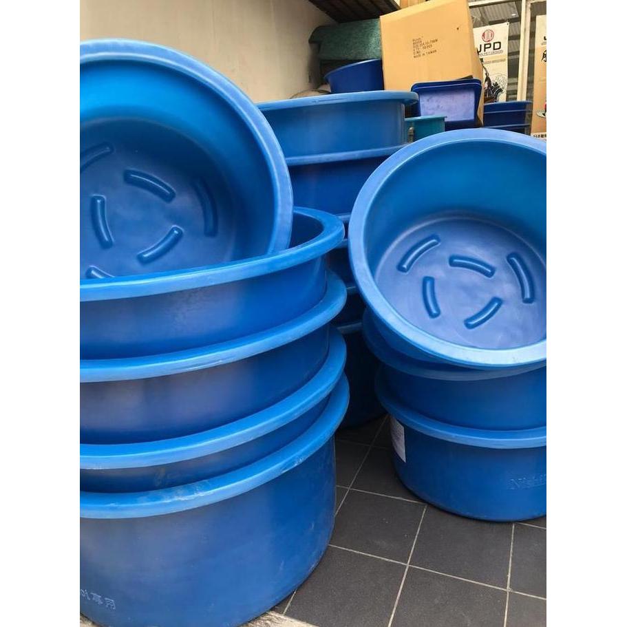Bak bulat nishikigoi diameter 80cm tinggi 40cm, bak karantina ikan koi