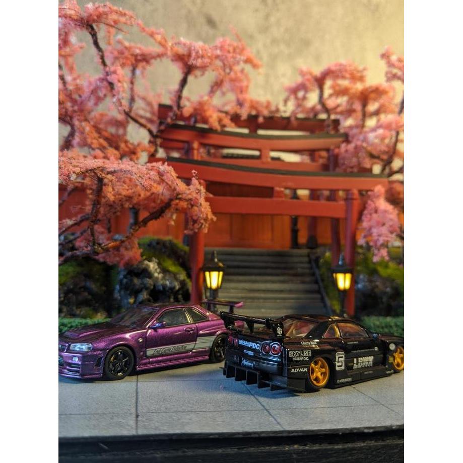 Diorama torii gate Japan vibes , cocok untuk miniscale , diecast skala 64 , tomica dll