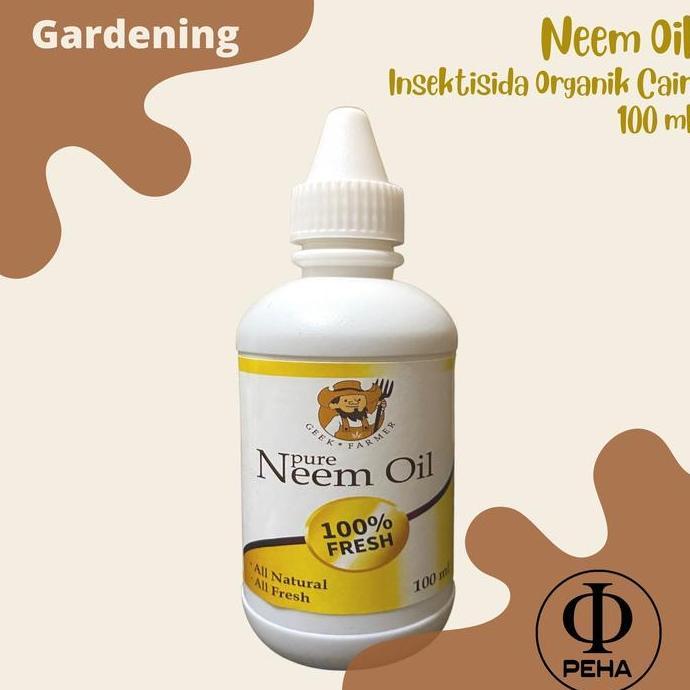 @#@#@#] Insektisida Organik Cair Neem Oil 100 ml Geek Farmer Natural