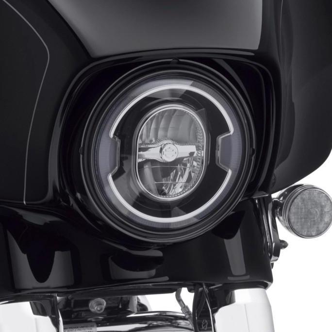 Daymaker Signature  Genuine Harley Oem Reflector Black LED Headlamp 7 inch