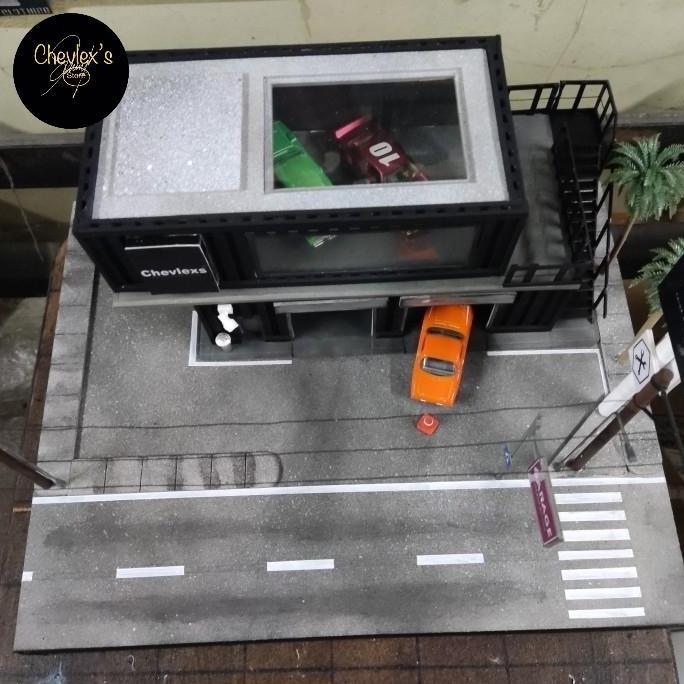 diorama garasi 1/64