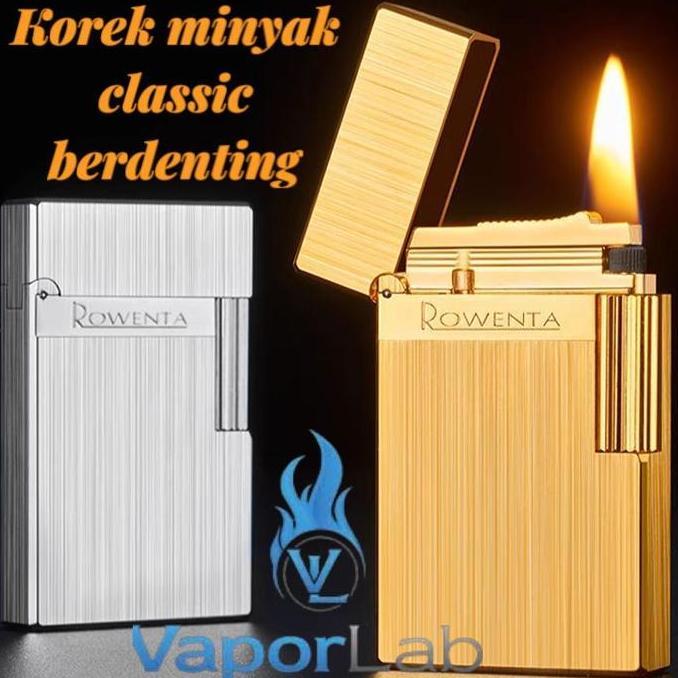 Gas- Korek Api Sumbu Classic Roda Ada Denting Rowenta Vintage Clasaic Oil Kerosene Lhter R10