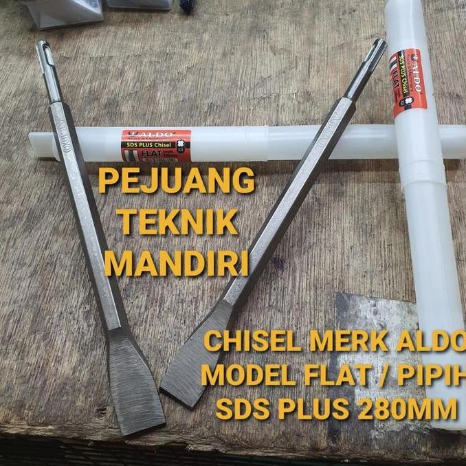 Superkit- Aldo Mata Bobok Beton Sds Plus Flat Pipih / Mata Chisel Sds Plus Flat